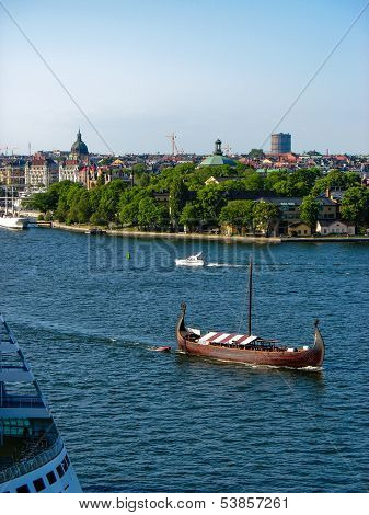 Drakkar On The Baltic Sea