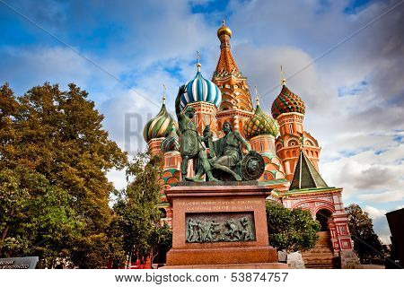 St Basils Cathedral On Red Square, Moscow