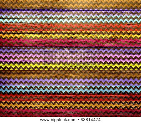 Colorful chevron pattern