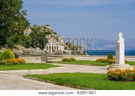 The old castle of Corfu Greece