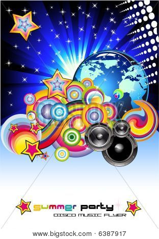 Techno discoteca Flyer