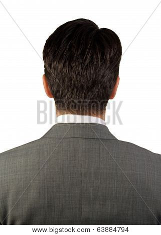 Buisness man's back