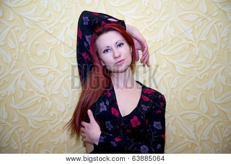 Portrait of a beautiful woman