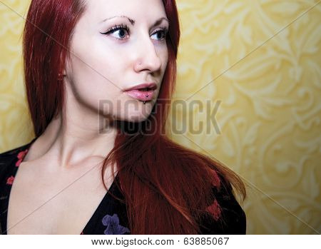 Portrait of a beautiful woman