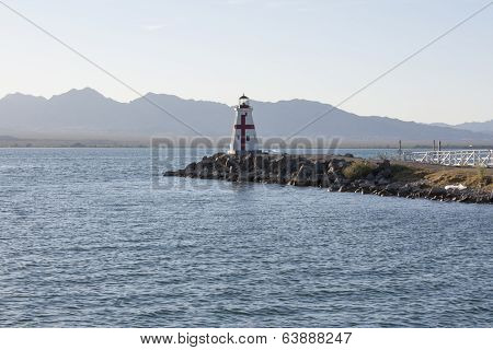 Lake Havasu And Lighthouse