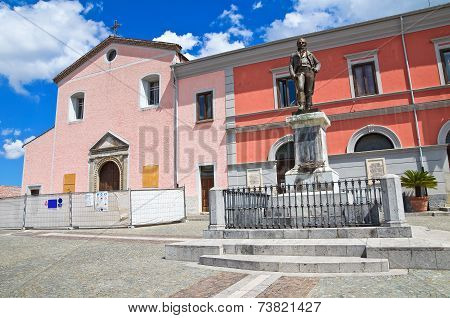 View of Brienza. Basilicata. Italy.