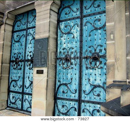 Porte blu