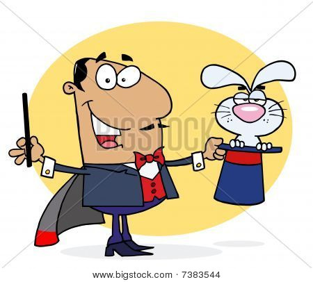 Bir İspanyol büyücünün hat var Bunny