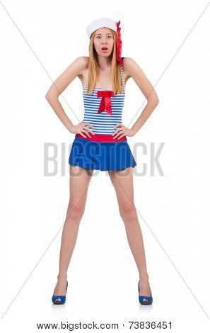Woman in fashion clothing concept