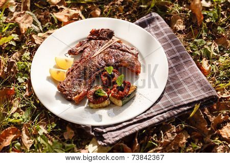 grilled steak