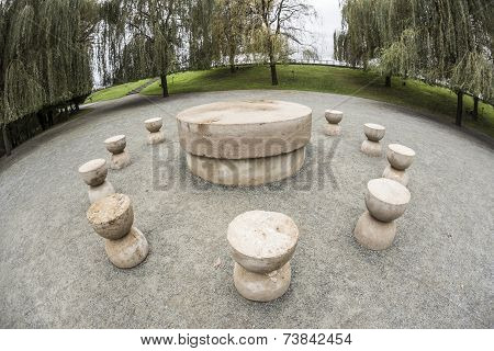 Constantin Brancusi's Table of Silence