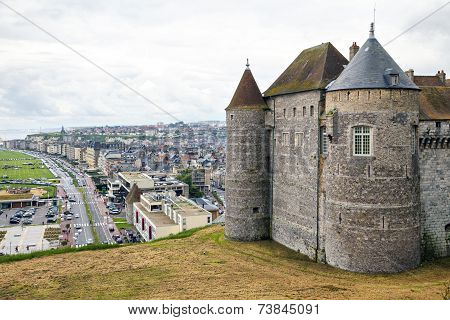 View On The Castle And City Dieppe