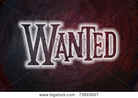 Wanted Concept