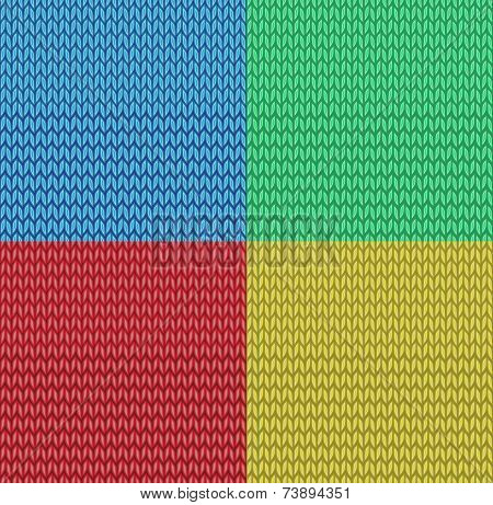 vector seamless knitted pattern background