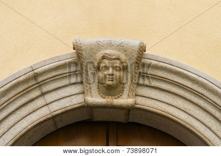 Historical palace. Brienza. Basilicata. Italy.