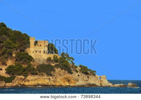 Fortress in Lloret de Mar