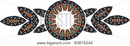 Background in ornamental style