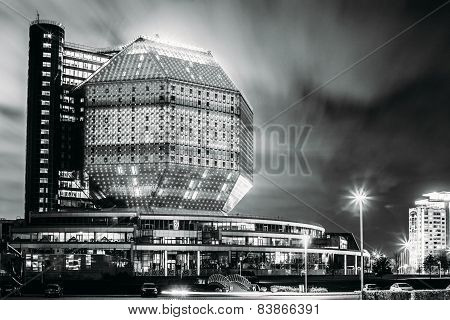 Unique Building - National Library Of Belarus, Symbol Of Minsk