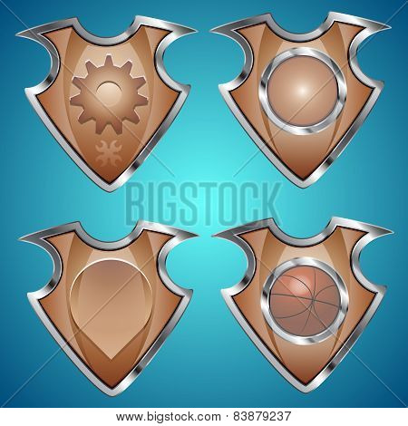 Set of shields