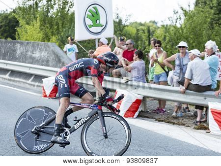 The Cyclist Peter Stetina - Tour De France 2014