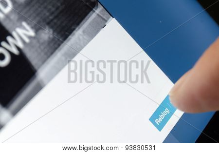 Touch To Reblog In Tumblr