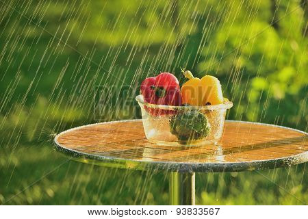 Summer rain and pepper