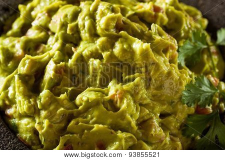 Homemade Fresh Guacamole And Chips