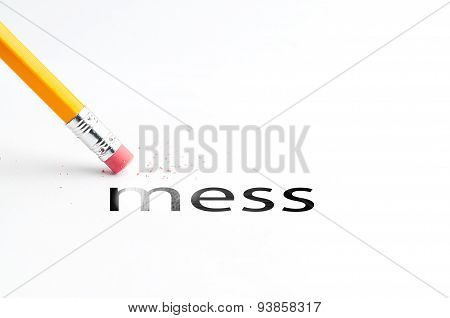 Pencil with eraser