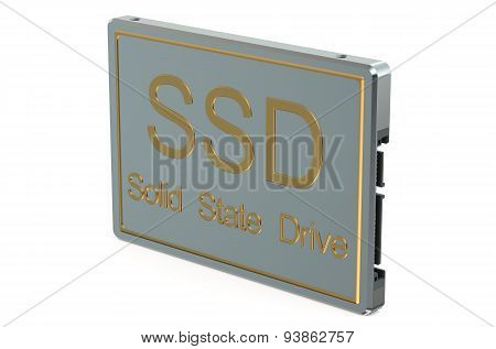 Solid State Drive Ssd Closeup