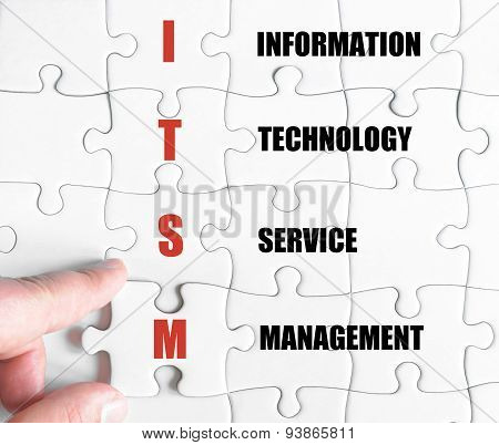Last Puzzle Piece With Business Acronym Itsm