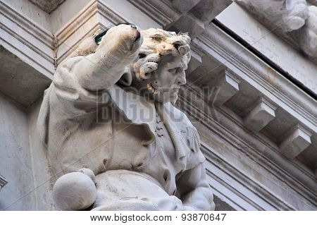 Close Up Exterior Of San Giacomo Dell'ori