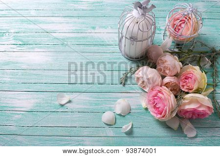 Background With Roses