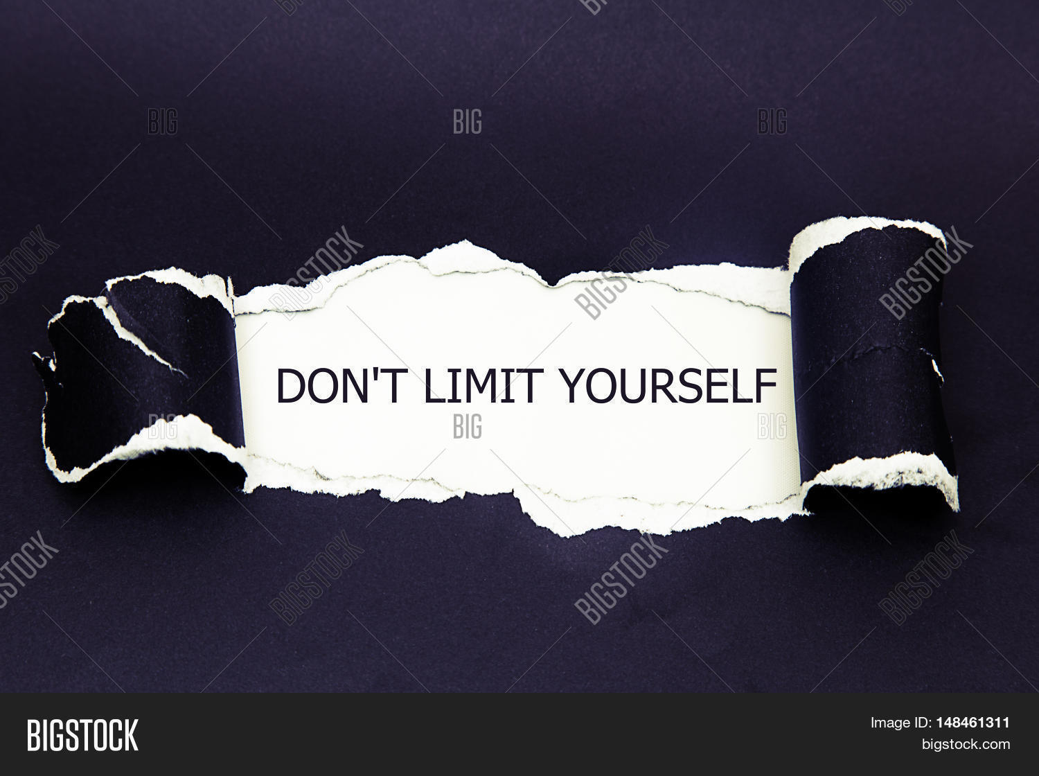 Don T Limit Yourself Image Photo Free Trial Bigstock