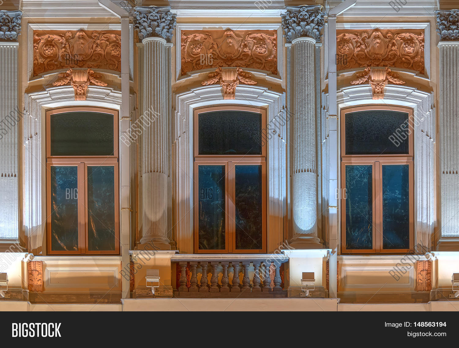Three Windows Row Image Photo Free Trial Stock Three Windows Row Image Photo Free