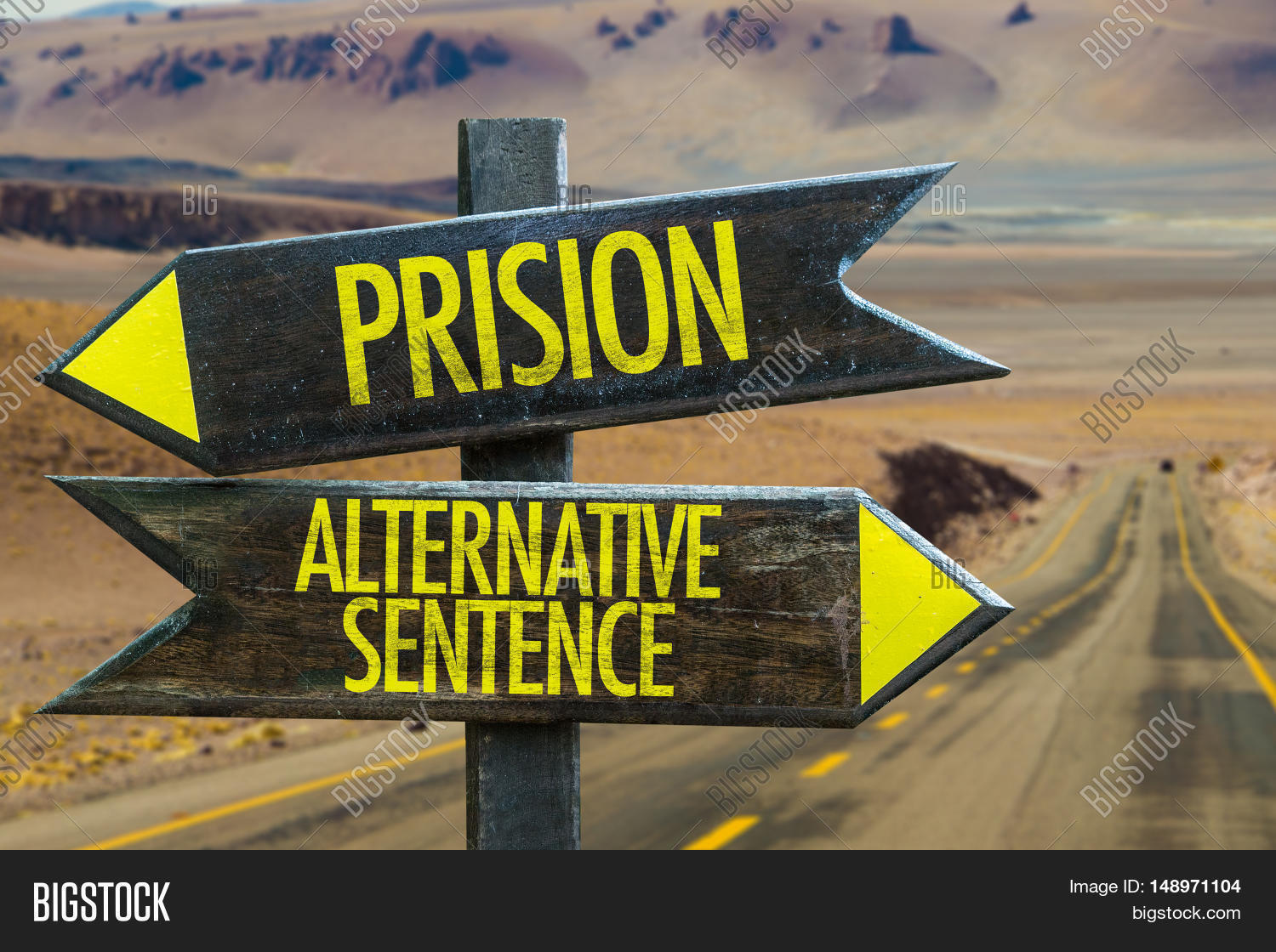 Prison Vs Alternative Sentence Image & Photo Bigstock