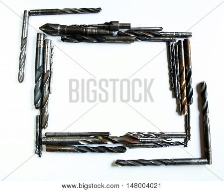 Decorative frame or background different objects screw-type photos for micro-stock