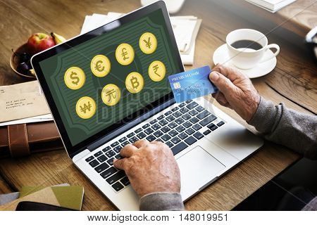 Online Shopping Shipping Internet Commerce Concept