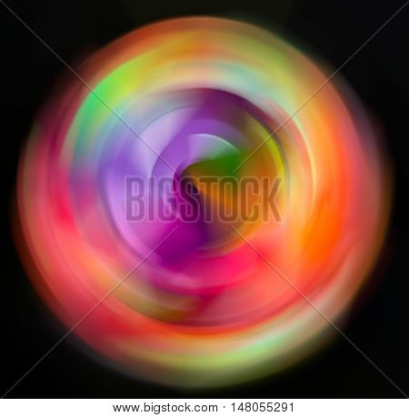 Colorful redial blur abstract use for background.
