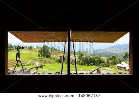 View from window with camera at 
