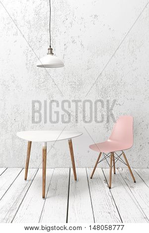 Minimalistic White Interior