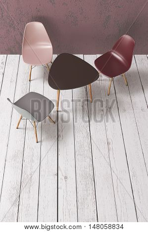 Minimalistic Cafe Interior