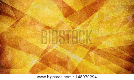 autumn and summer orange, yellow abstract triangle geometric pattern