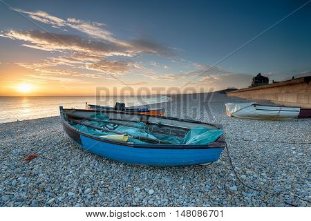 Boats On The Beach In Portland