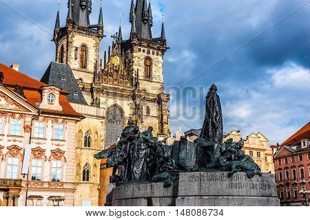 Old Town Square at Prague, Czech Republic.
