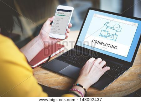 Socal Media Networking Online Connection Communication Concept