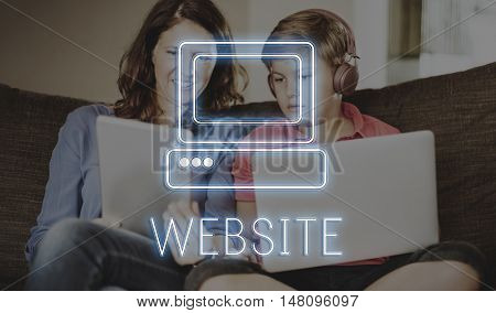 Online Media Technolgoy Website Concept