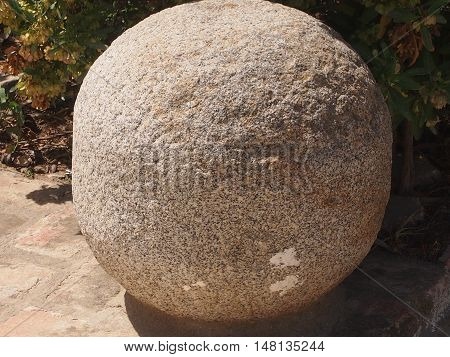 Stone spheres in Anthony's terms in Tunisia