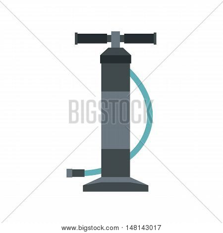 Automotive pump icon in flat style isolated on white background. Tool symbol vector illustration