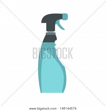 Cleaner for windows icon in flat style isolated on white background. Cleaning symbol vector illustration