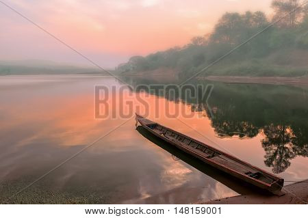 Good morning Mekong! Sunrise on the Mekong river.